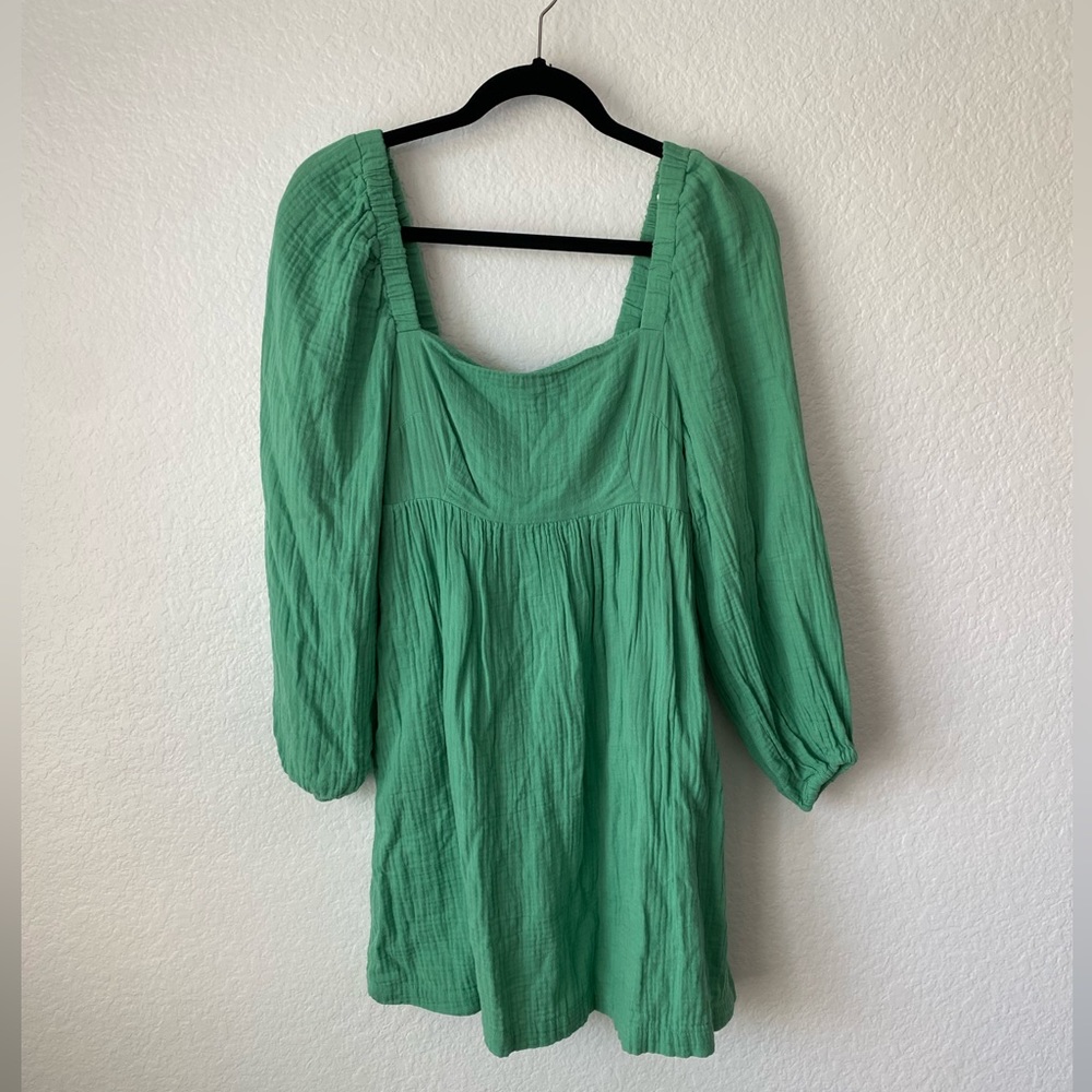 Adorable Green J.Crew Dress with Pockets!